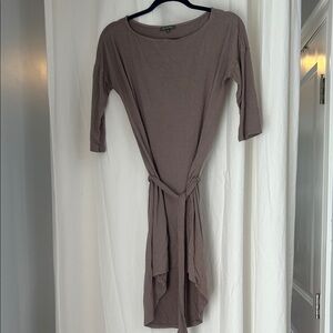 Michael Stars Taupe High Low Dress